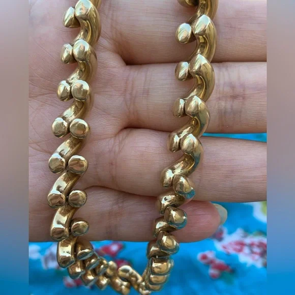 Beautiful 14kt Yellow Gold San Marco Chain Necklace (47.7 grams) - Picture 6 of 13